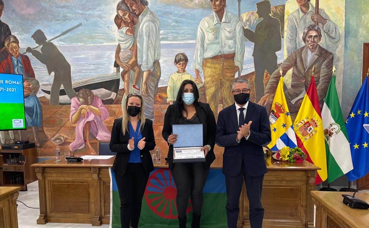 Acto institucional, este jueves en el salón de plenos. 