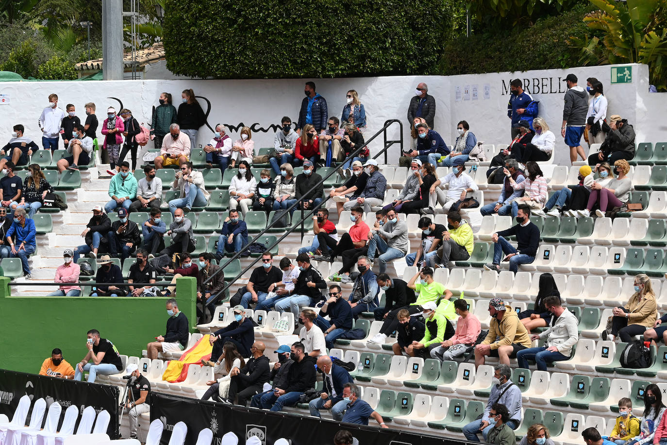 Jornada del jueve en el Andalucía Open de tenis 2021 .