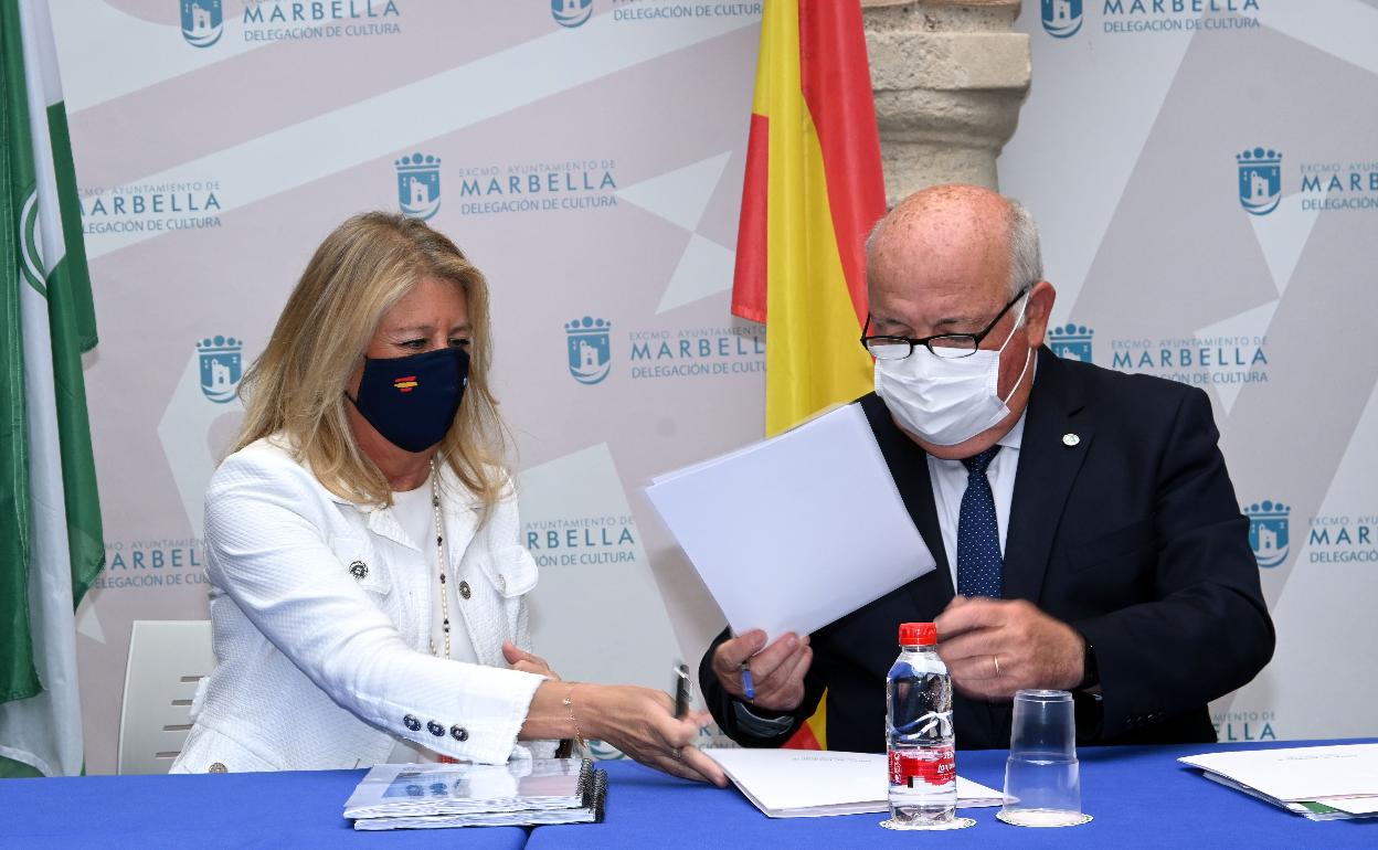 El consejero, en Marbella este viernes.