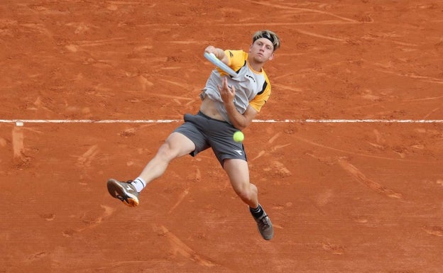 Un 'smash' de Davidovich ante Berrettini. 