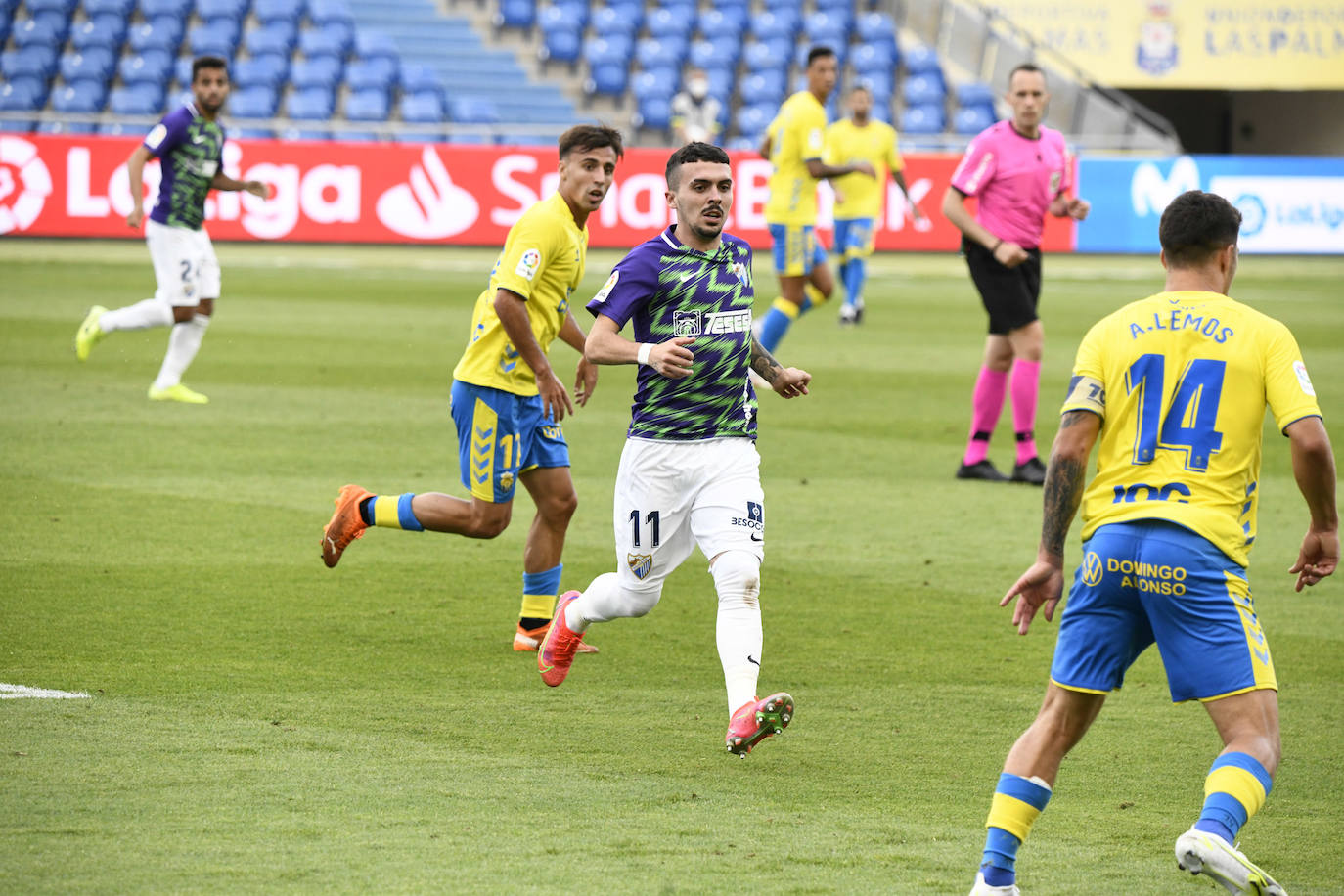 El Málaga empata en Las Palmas (1-1). 