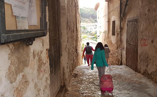 Imagen de un pueblo de la Andalucía vaciada.