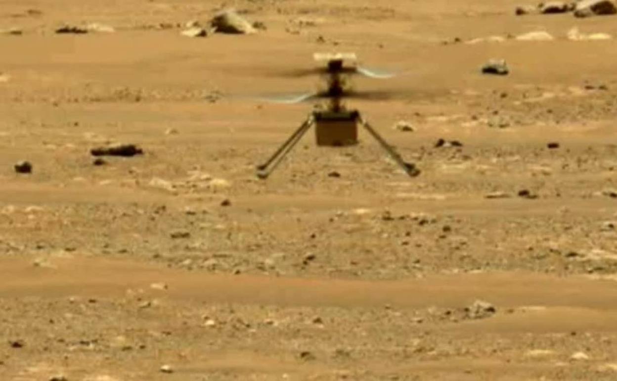 Vídeo: El helicóptero Ingenuity logra su vuelo más rápido y lejano hasta la fecha sobre Marte