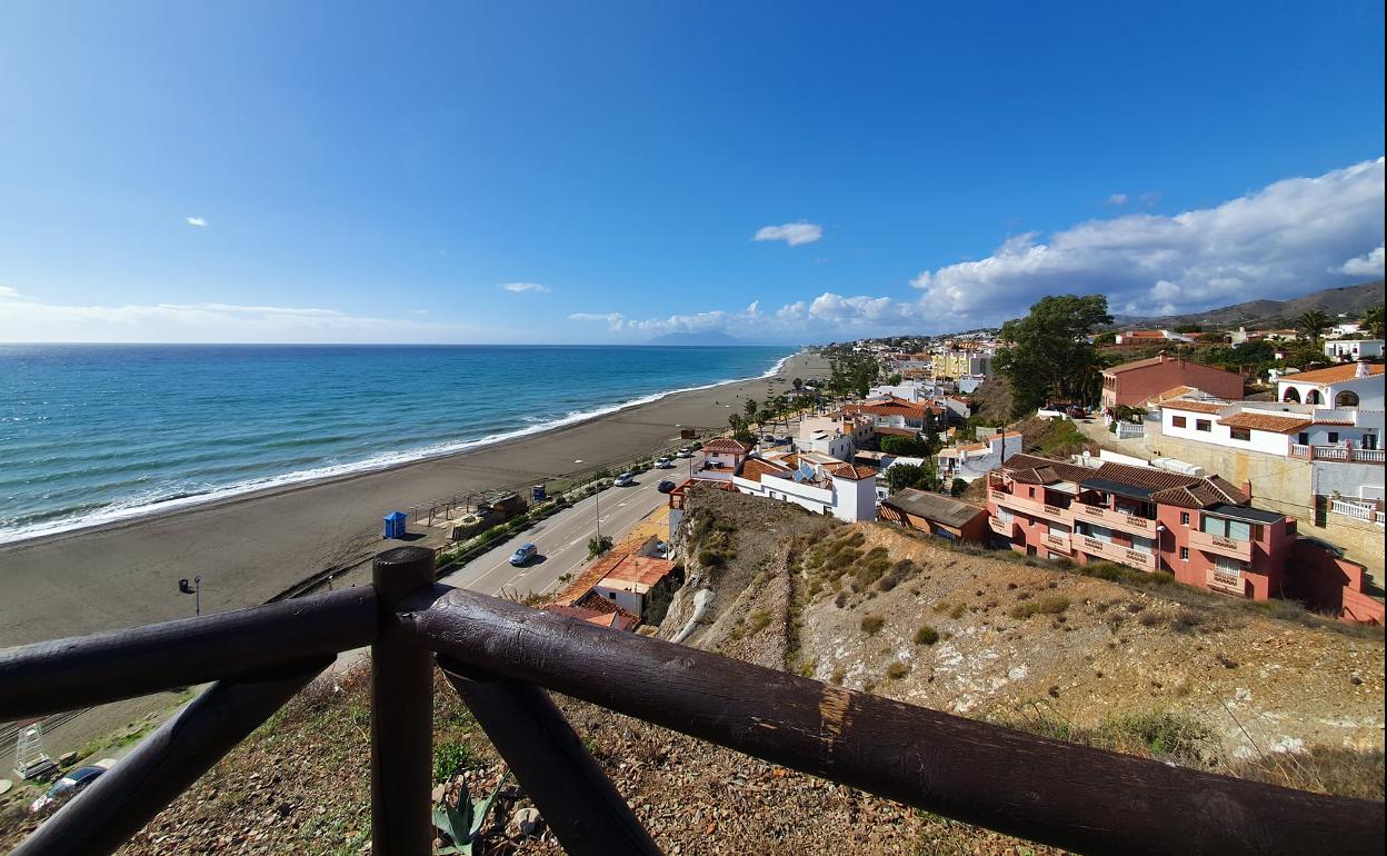 Mirador desde la Torre Moya de Benajarafe. 