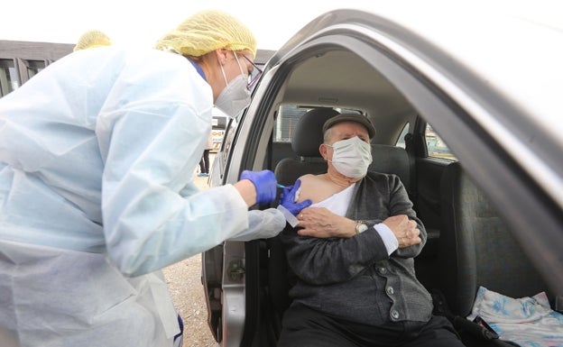 Vcunación en mayores de 80 años. 