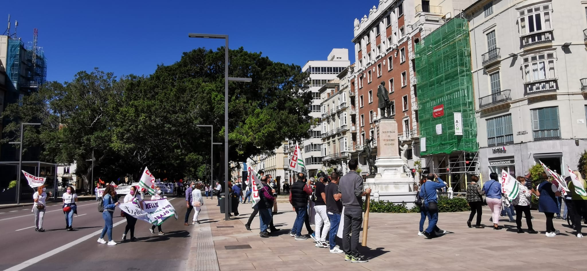 «Ahora toca cumplir. Un país en deuda con sus trabajadores y trabajadoras», lema de la movilización