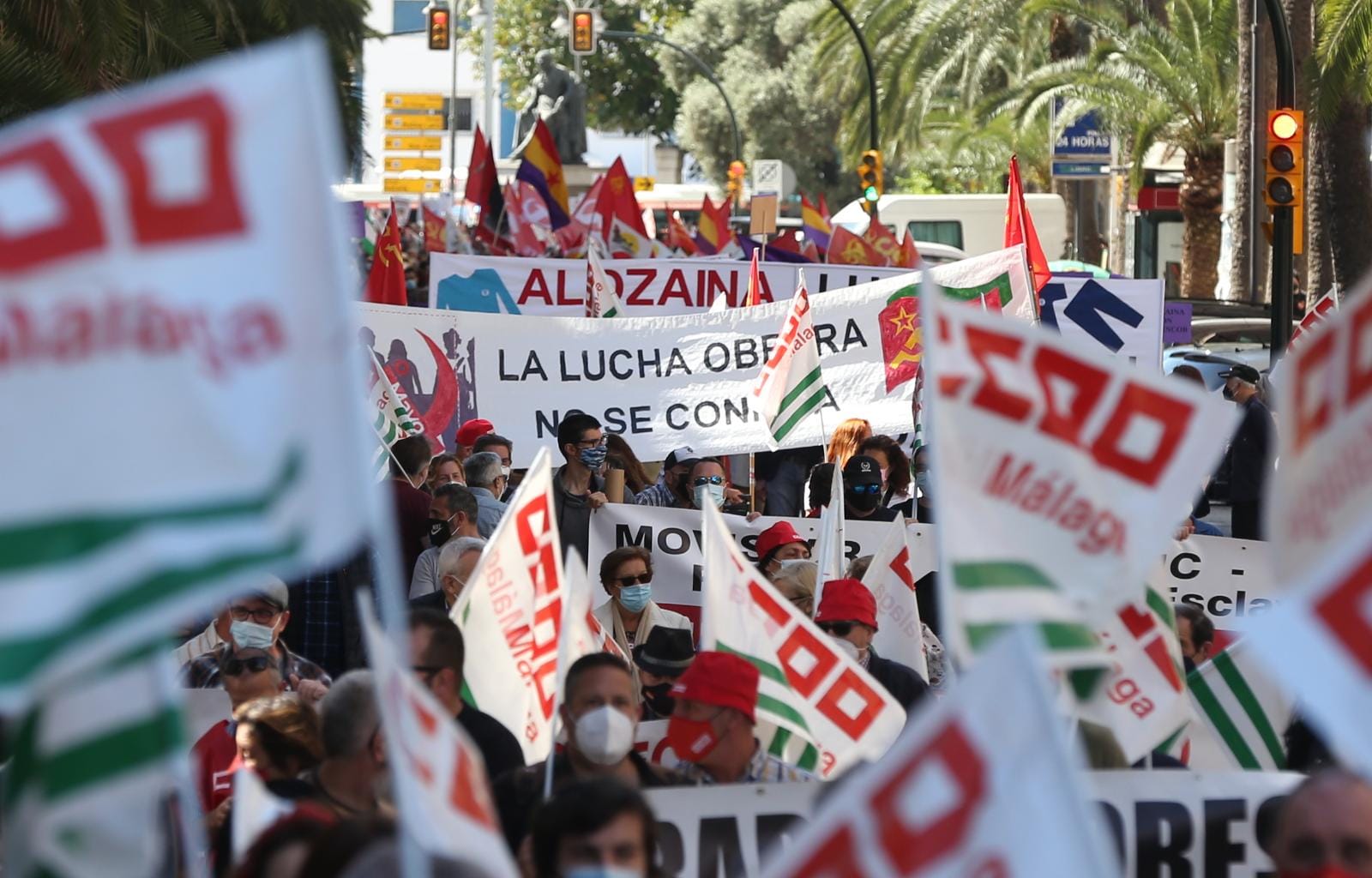 «Ahora toca cumplir. Un país en deuda con sus trabajadores y trabajadoras», lema de la movilización