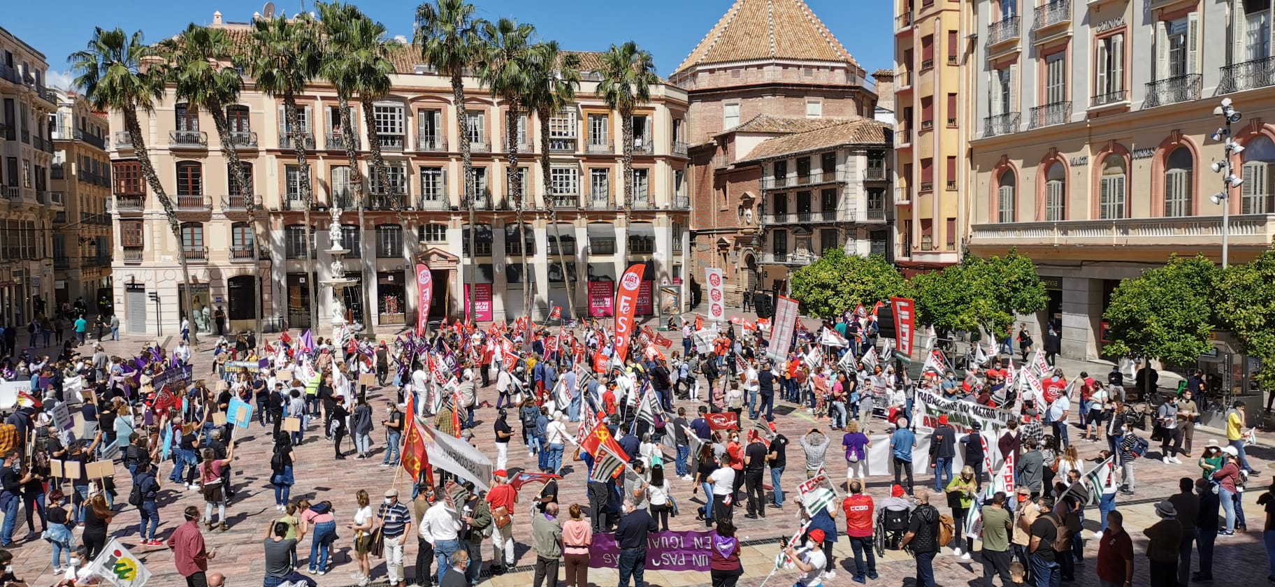 «Ahora toca cumplir. Un país en deuda con sus trabajadores y trabajadoras», lema de la movilización