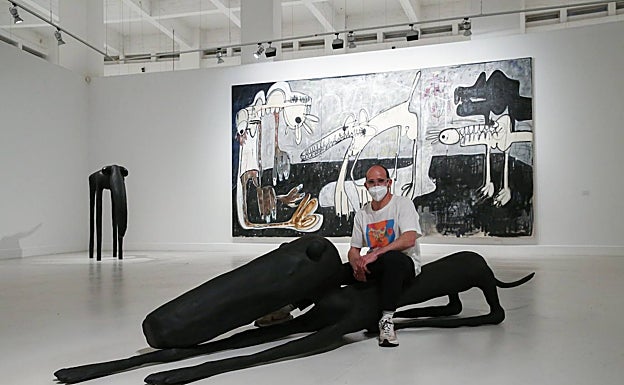 Rafa Macarrón sobre una de su figuras imposibles en el CAC.