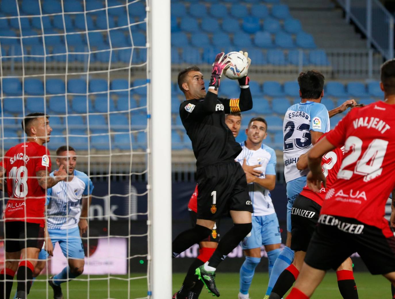 El Málaga empata con el Mallorca en casa. 