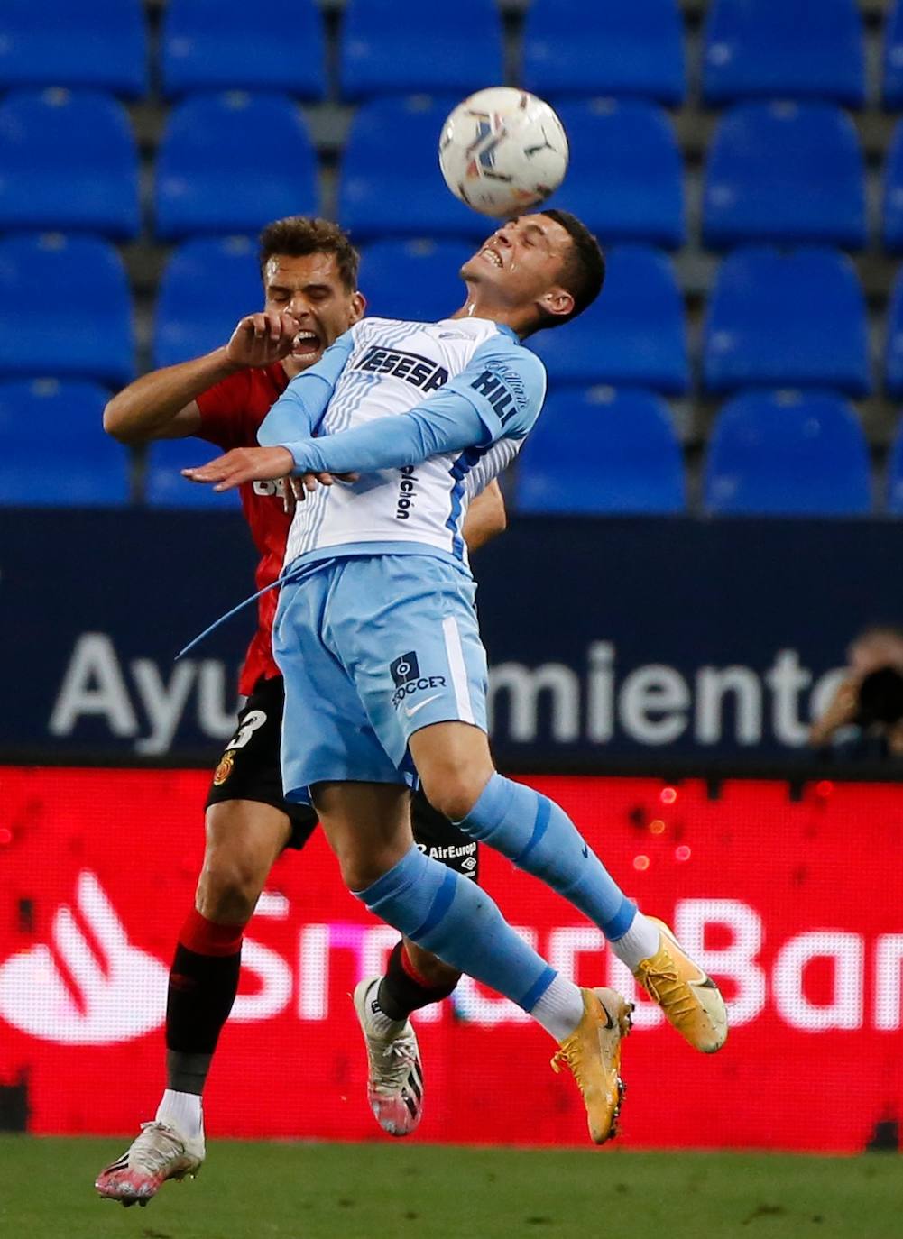 El Málaga empata con el Mallorca en casa. 