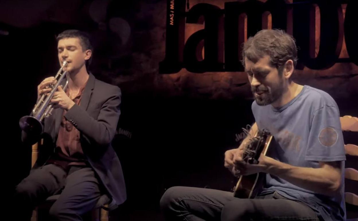 Félix Rossy y Jaume Llombart, en concierto en Jamboree.