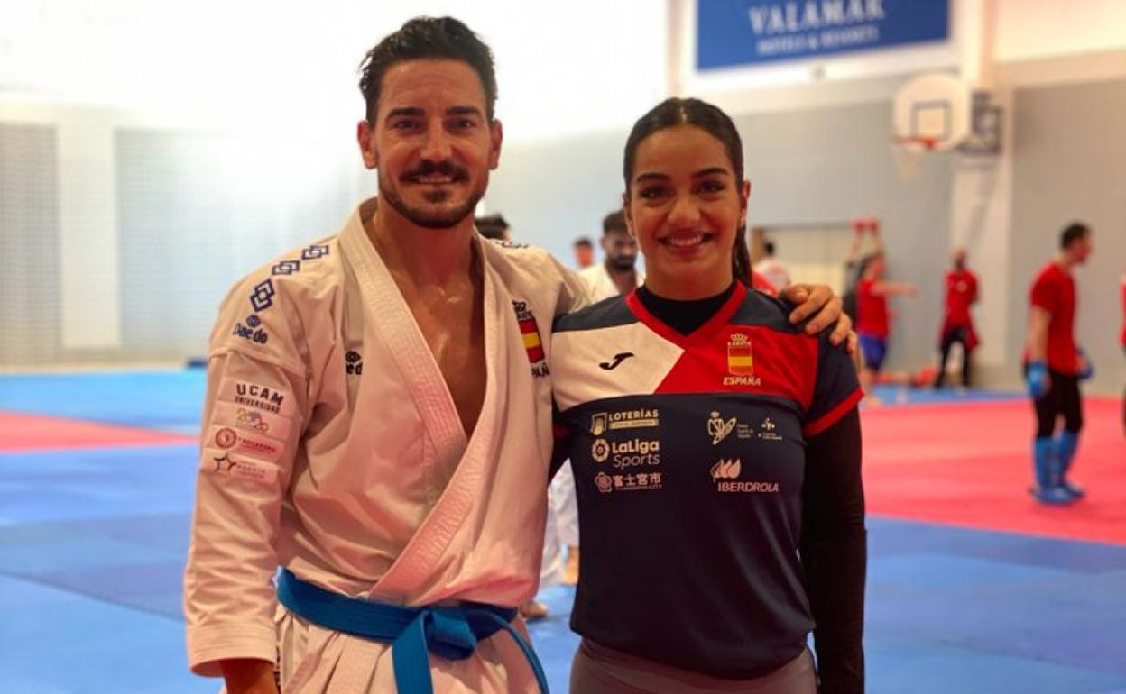 Quintero y Torrez, posando juntos para SUR desde Porec. 