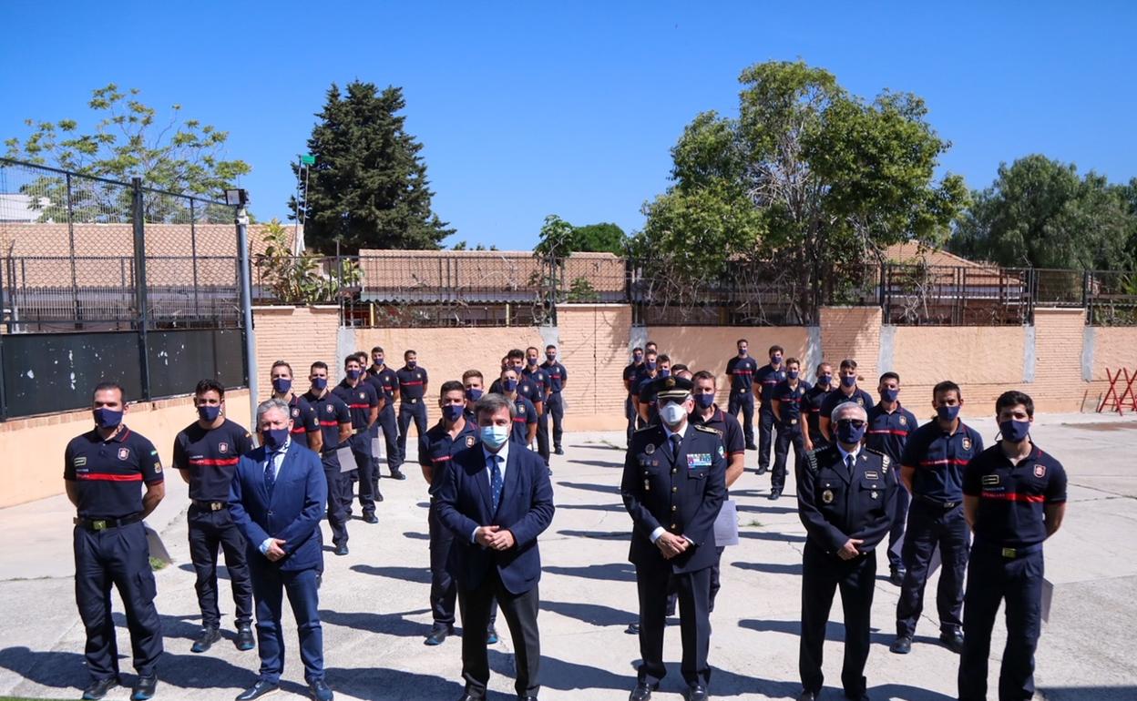 Acto de clausura del curso formativo de los nuevos funcionarios. 