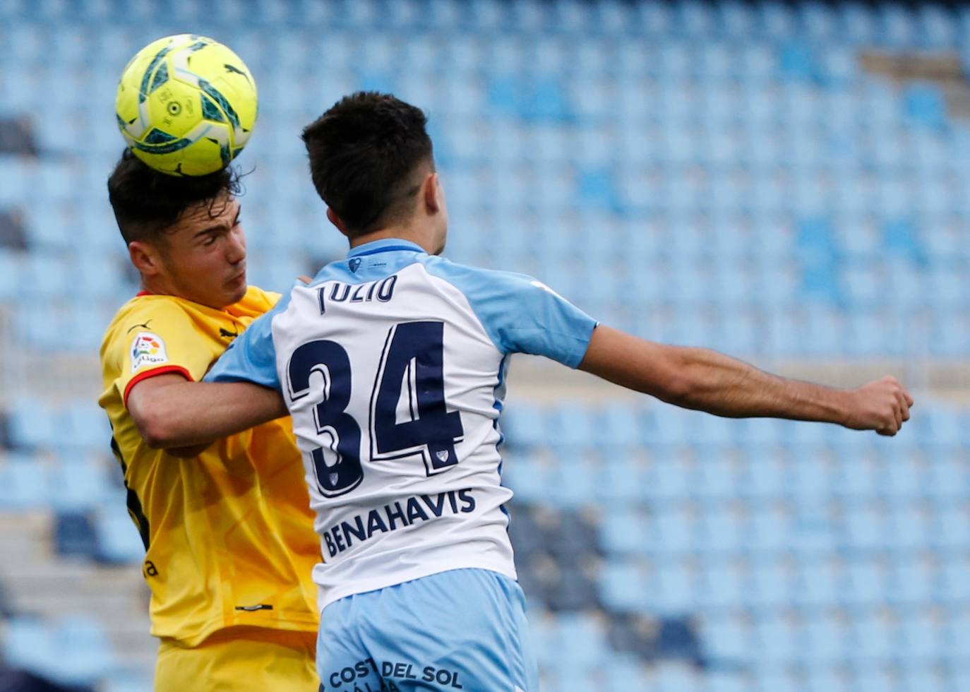 El partido se disputó en La Rosaleda, de nuevo sin público 