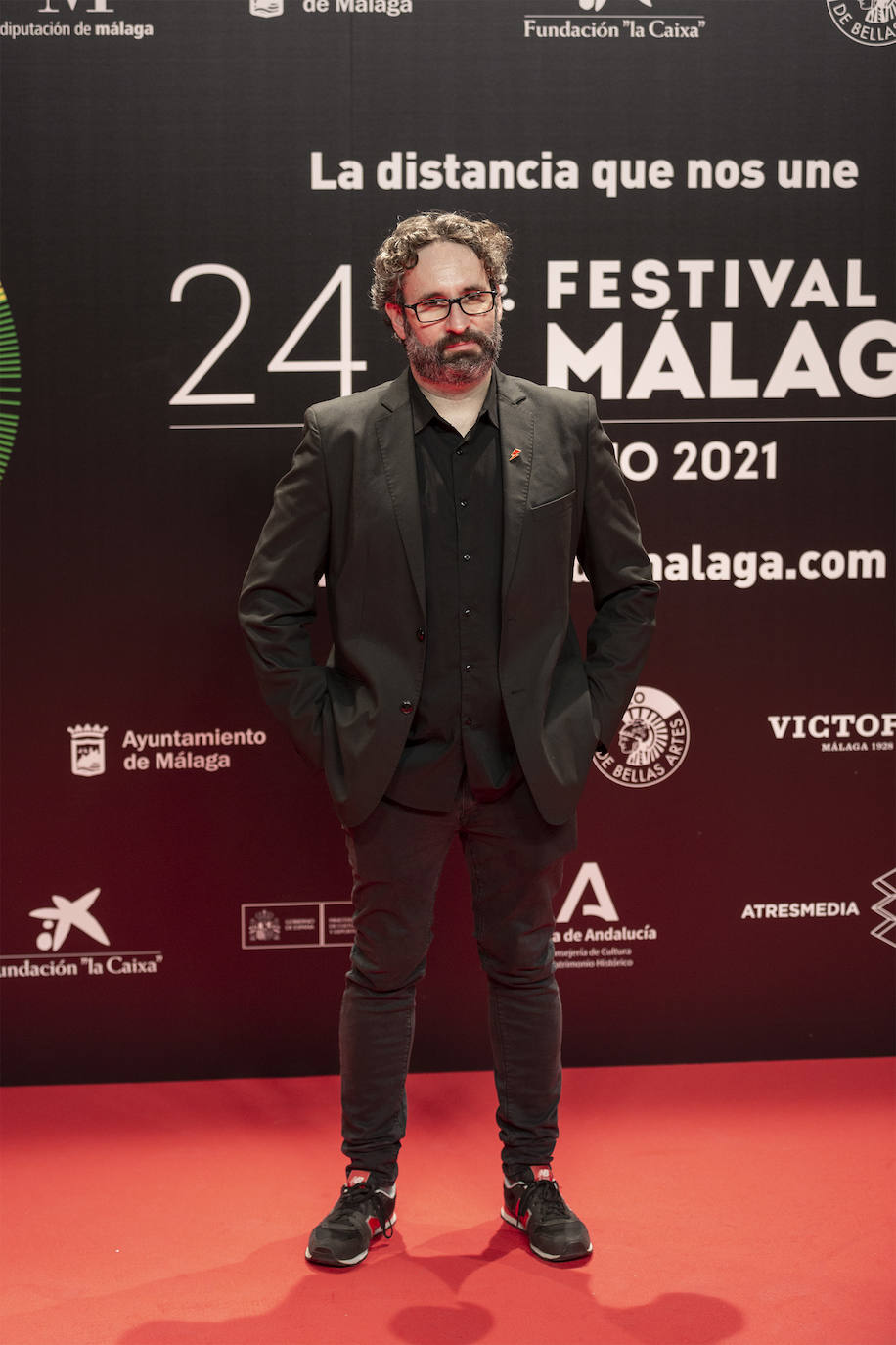 Los protagonistas de las películas seleccionadas posan en el Círculo de Bellas Artes como antesala del photocall malagueño