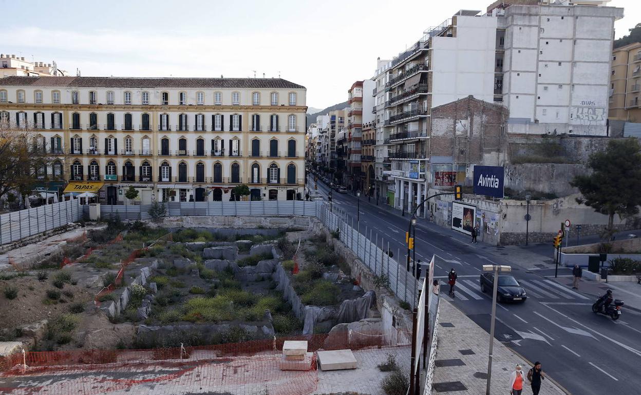 Imagen de archivo del solar del Astoria, que vuelve al debate de mañana en el pleno de la ciudad