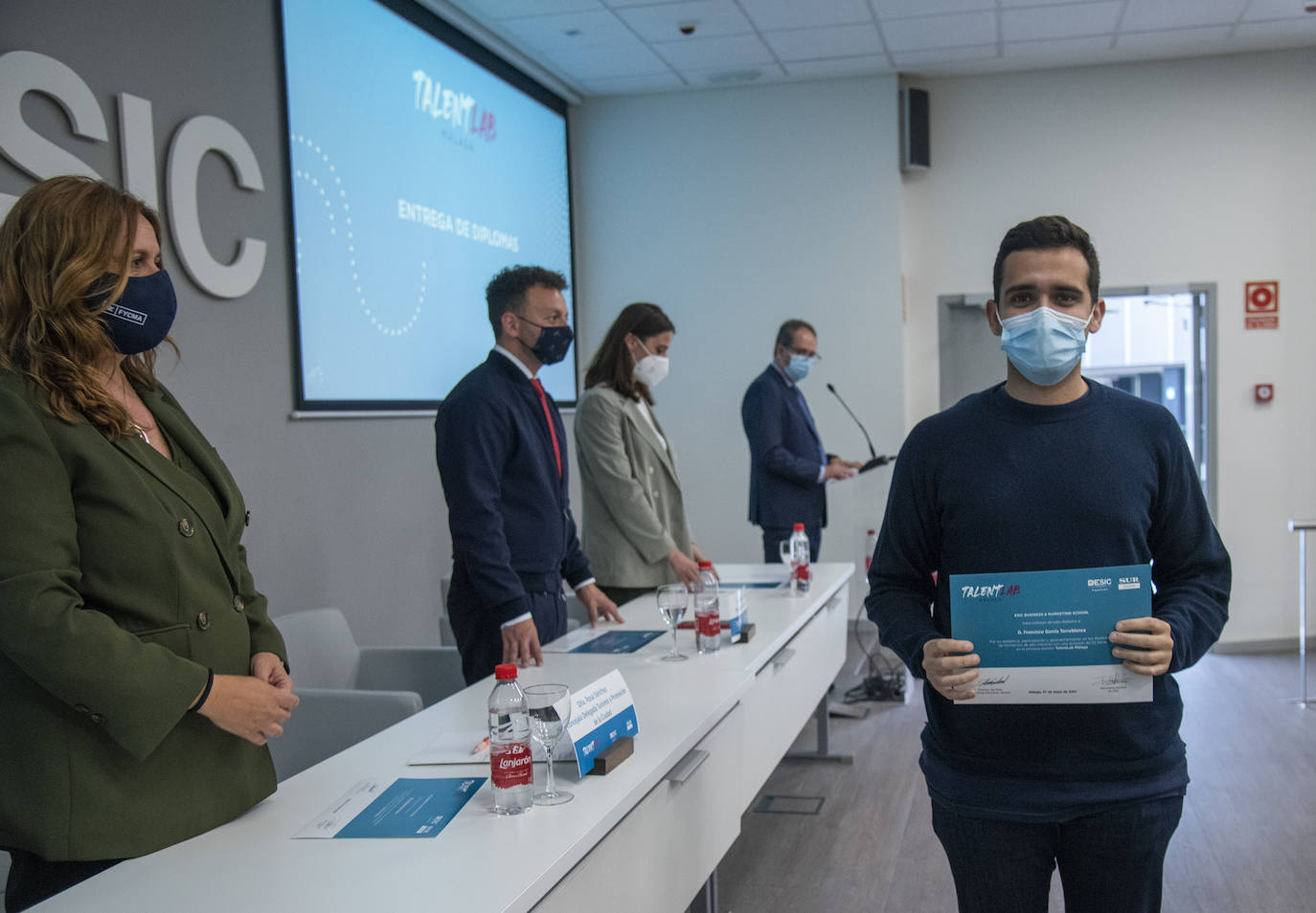 Entrega de diplomas de Talent Lab en ESIC Málaga. 