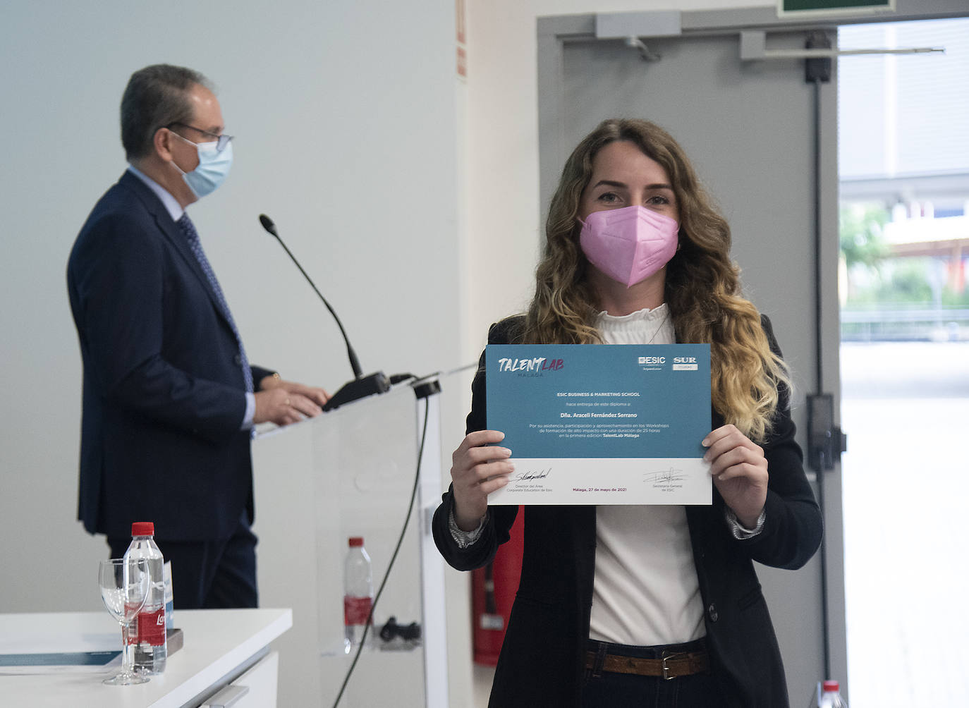 Entrega de diplomas de Talent Lab en ESIC Málaga. 