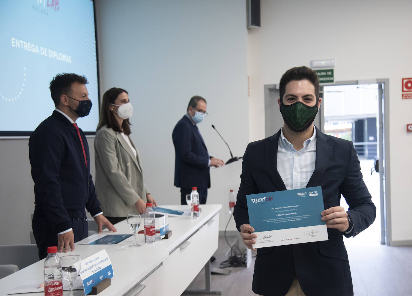 Entrega de diplomas de Talent Lab en ESIC Málaga. 