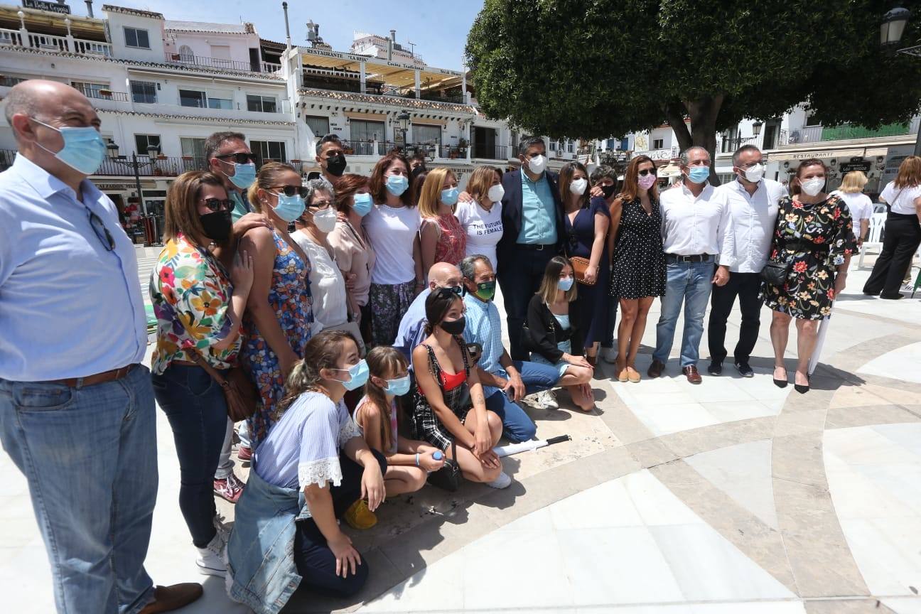 La secretaria general del PSOE en Andalucía y candidata a las primarias del próximo 13 de junio evita pronunciarse sobre los posibles indultos a los condenados del 'procés' durante un acto celebrado hoy con militantes 