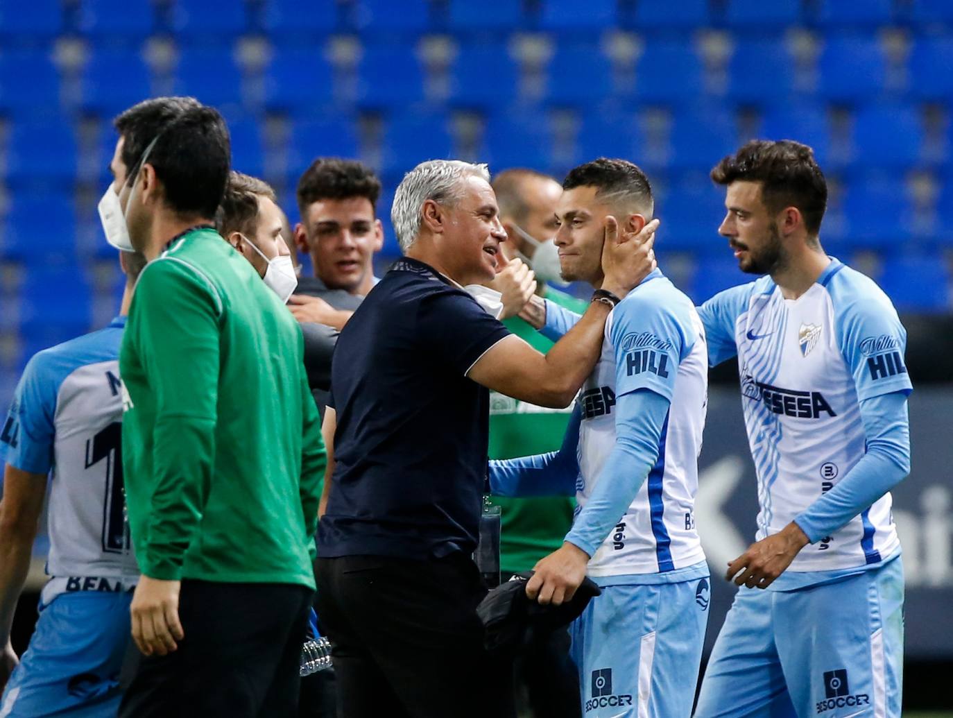 El Málaga despide la temporada con victoria. 