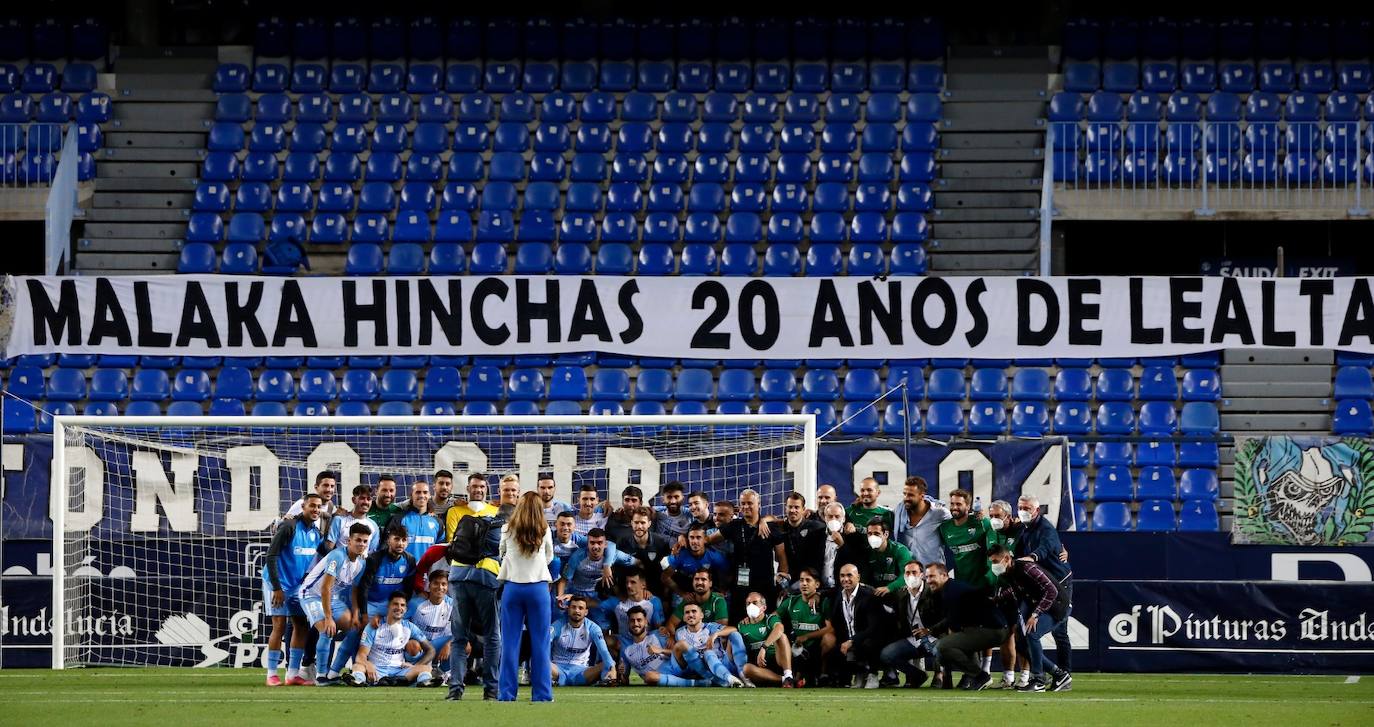 El Málaga despide la temporada con victoria. 