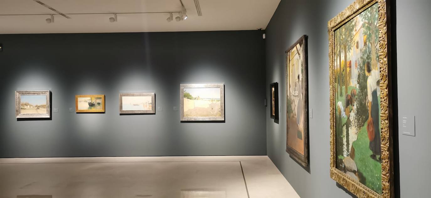 La pinacoteca malagueña expone «la colección más personal» de la baronesa en una exposición temporal de medio centenar de obras de autores como Fortuny, Casas, Risiñol o Meifrèn.