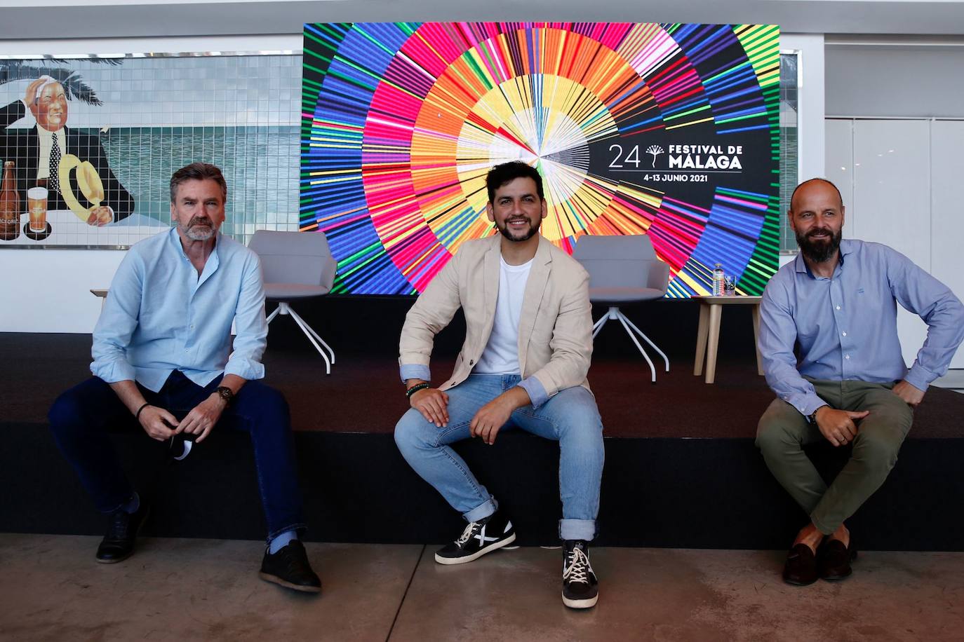 ‘Encuentro con Artistas Malagueños de Cervezas Victoria’, con el actor Fran Perea, en una charla con el periodista y presentador, Domi del Postigo. 