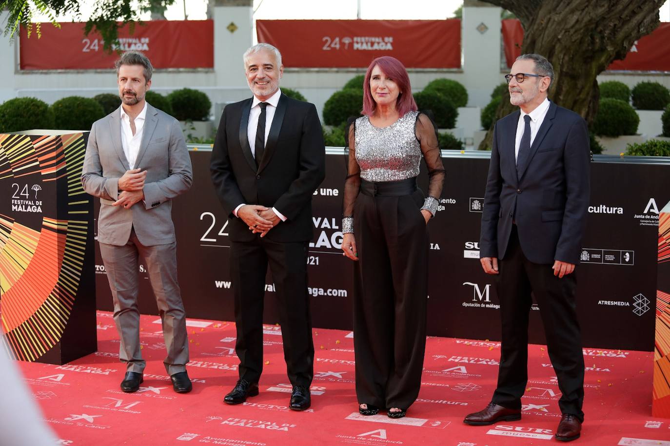 Invitados a la gala Málaga Cinema celebrada en el Teatro Cervantes