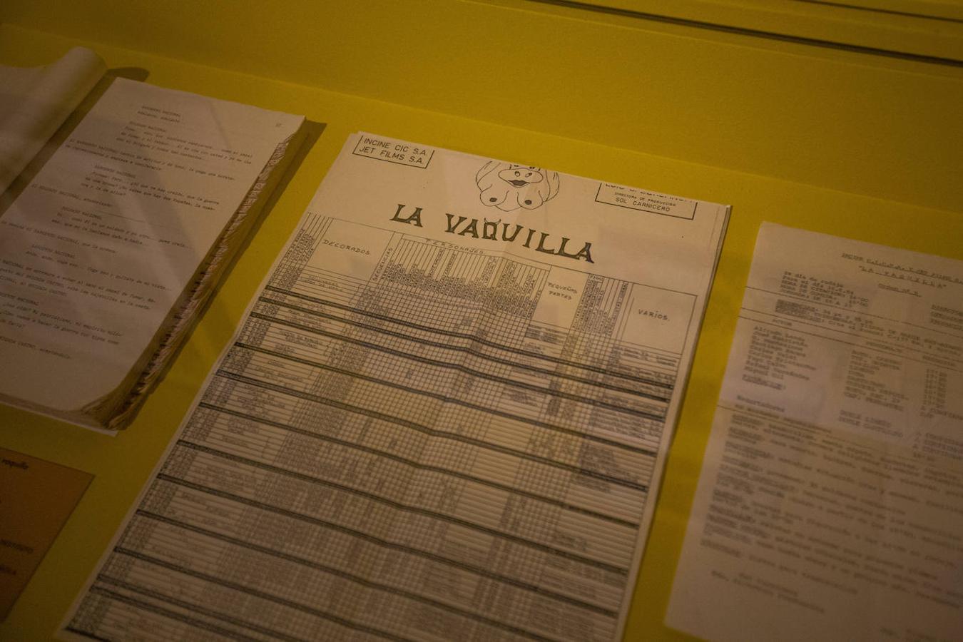 Planing de rodaje de 'La vaquilla' (1985). 