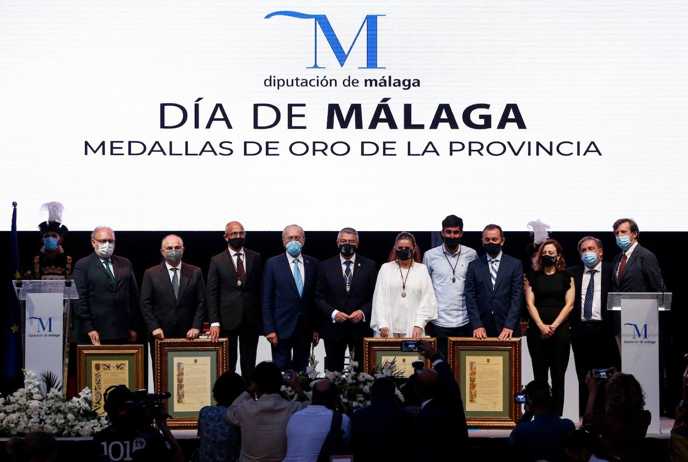 La gala se celebró en la plaza de toros de La Malagueta 