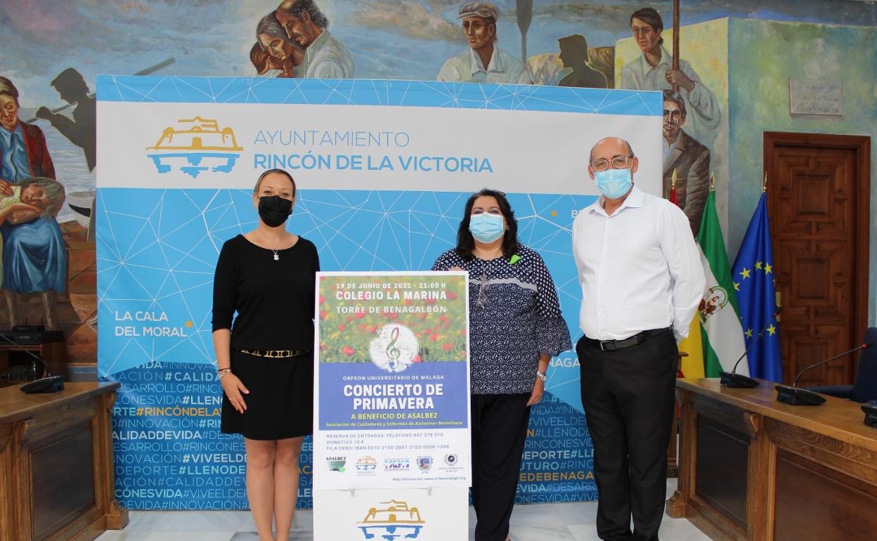 Acto de presentación del concierto. 