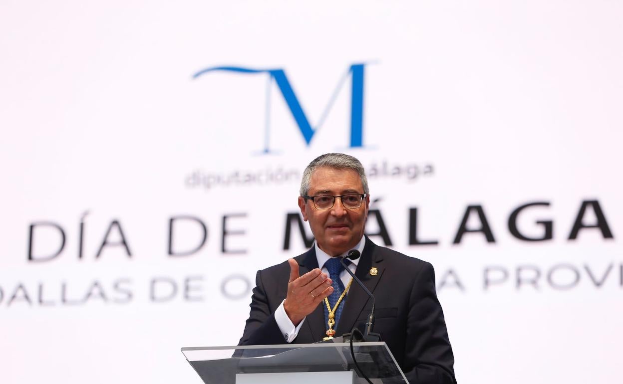 Salado durante su intervención.