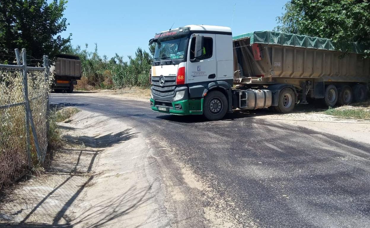 Trabajos en Los Frontones. 