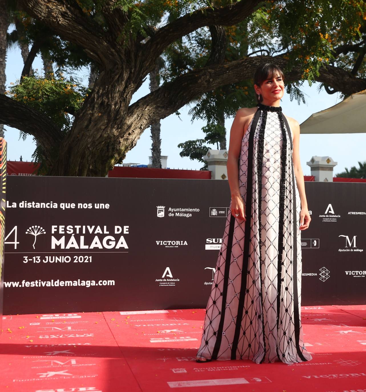 Último desfile de famosos del 24 Festival de Málaga. 