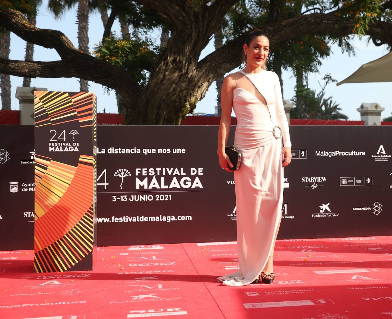 Último desfile de famosos del 24 Festival de Málaga. 