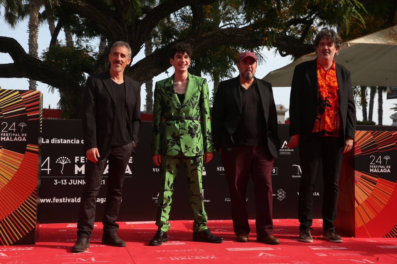 Último desfile de famosos del 24 Festival de Málaga. 