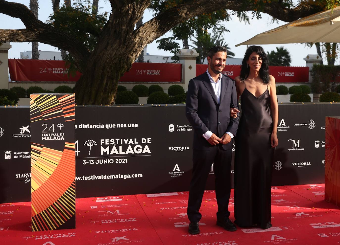 Último desfile de famosos del 24 Festival de Málaga. 