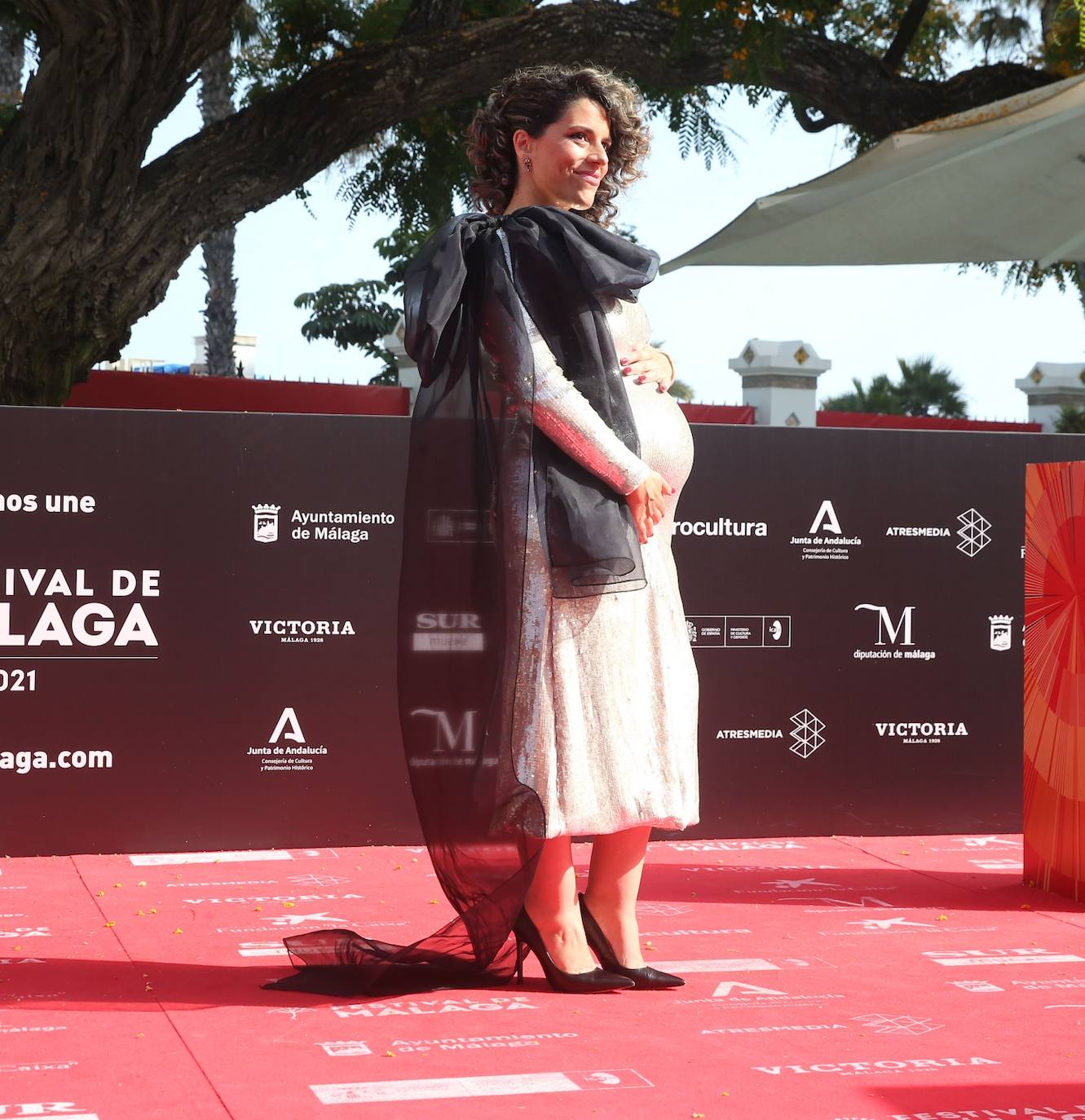 Último desfile de famosos del 24 Festival de Málaga. 