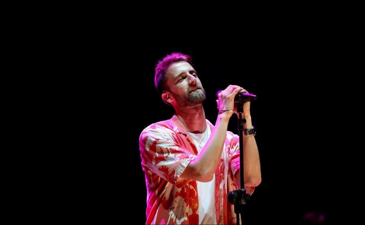 Juancho Marqués durante el concierto en Marenostrum. 