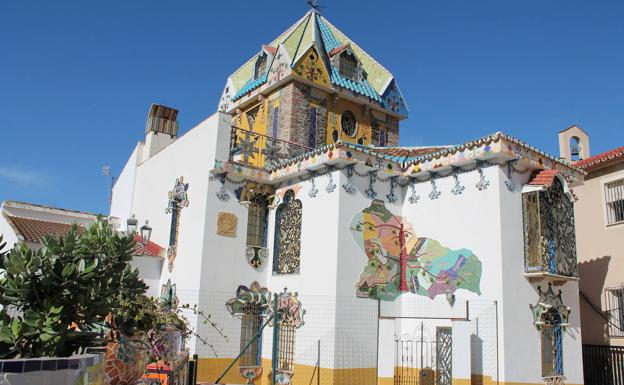 Exterior de la Casa Museo Axarquía, situada e nla aldea de El Valdés. 