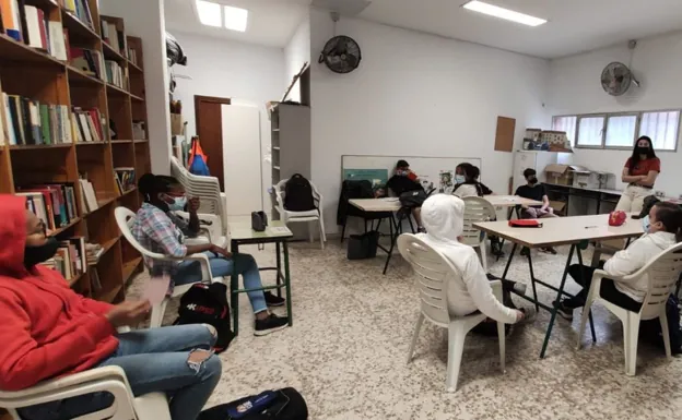 Taller terapéutico en Cruz de Humilladero 