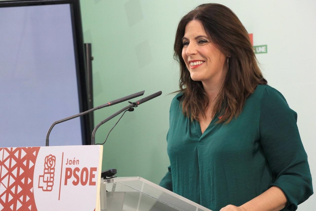 La nueva portavoz parlamentaria del PSOE-A, Ángeles Férriz. E.P.