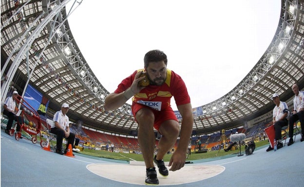 Vivas, en el estadio Luznikhi de Moscú en el Mundial de 2013. 