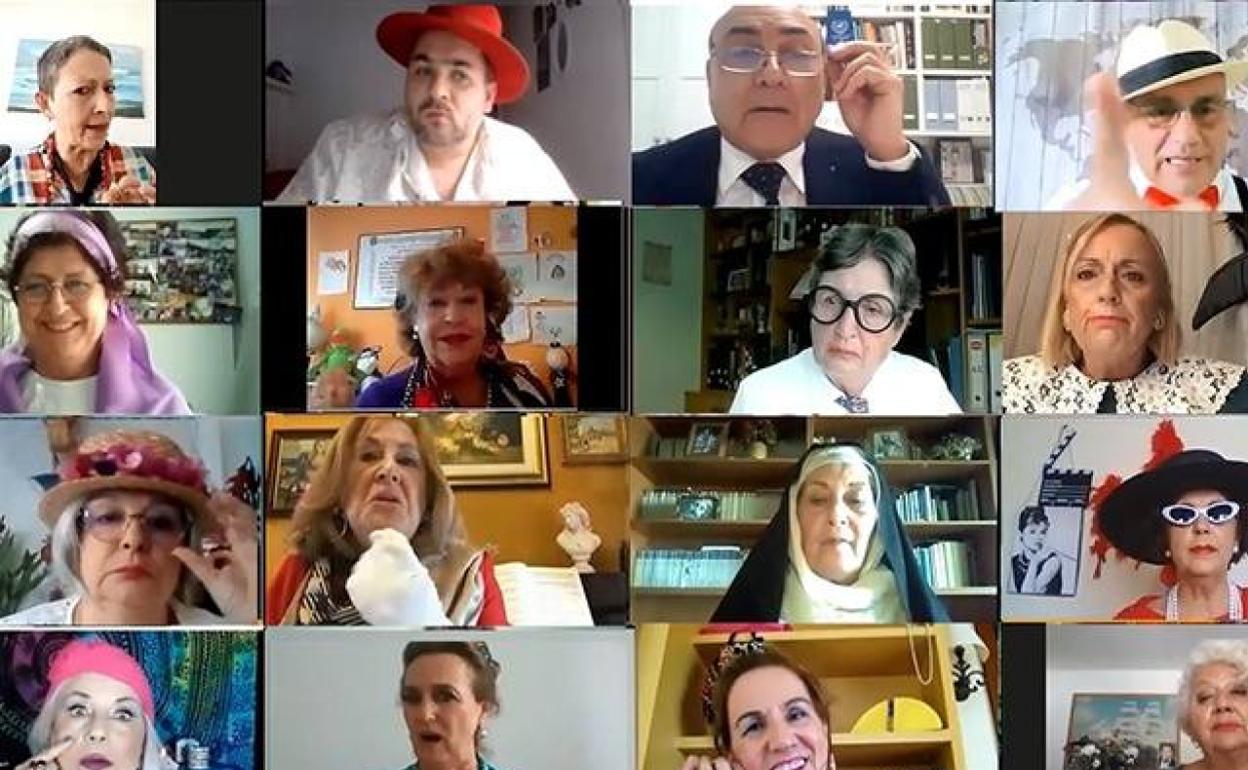 Algunas de las imágenes de los próximos capítulos de 'Teatristas UMA +55'.