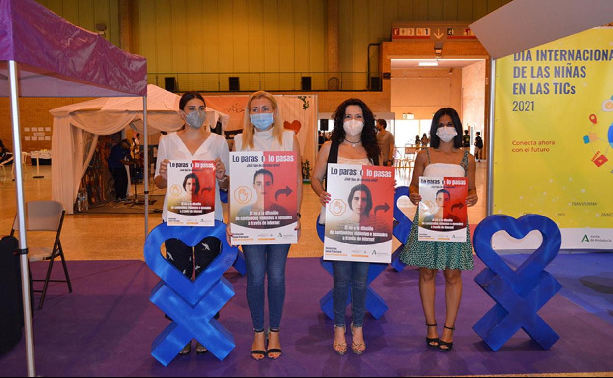 La consejera de Igualdad, Rocío Ruiz, durante la presentación de la campaña.
