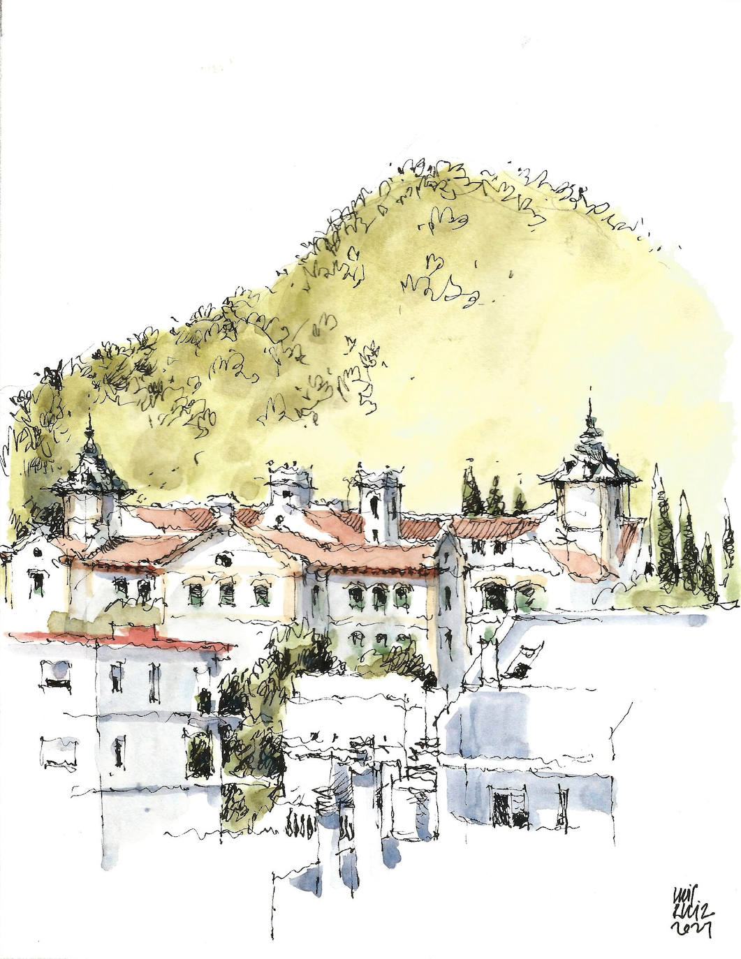 Málaga a Trazos: Un pequeño Escorial