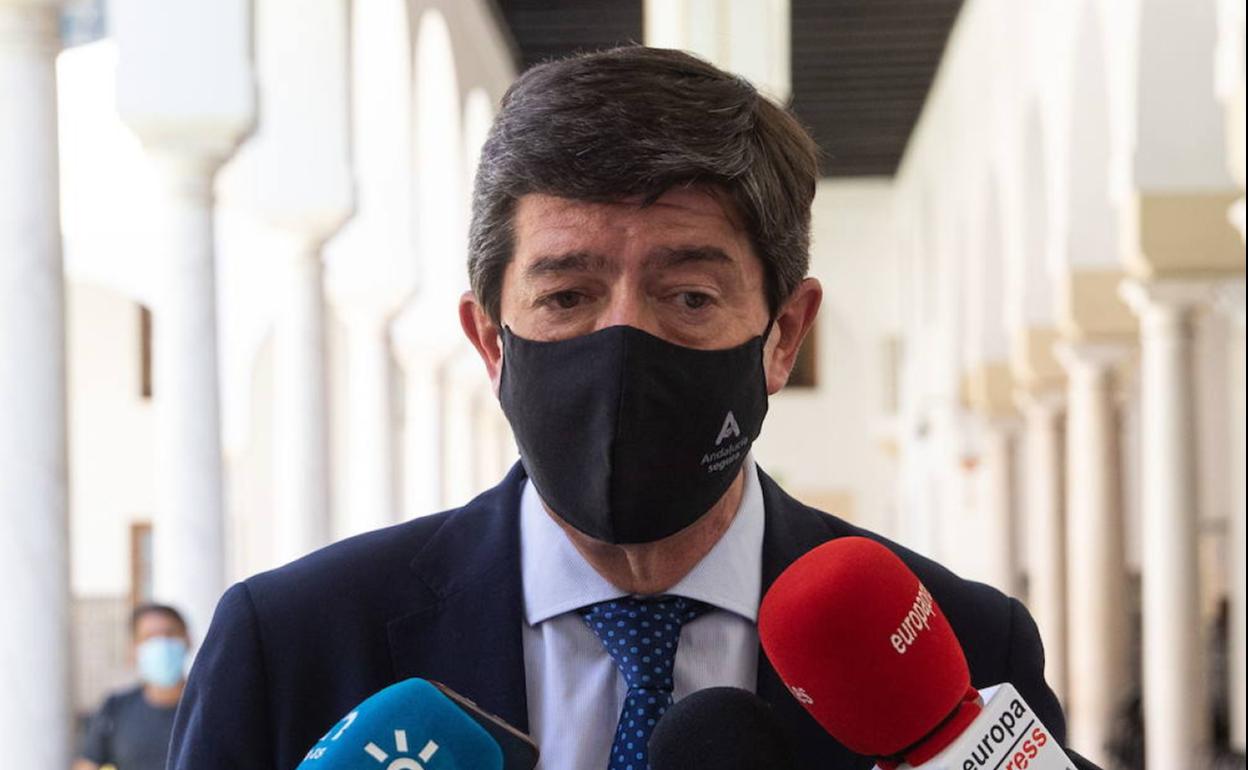 Coronavirus Andalucía: Juan Marín se muestra contrario a aumentar las restricciones en Andalucía