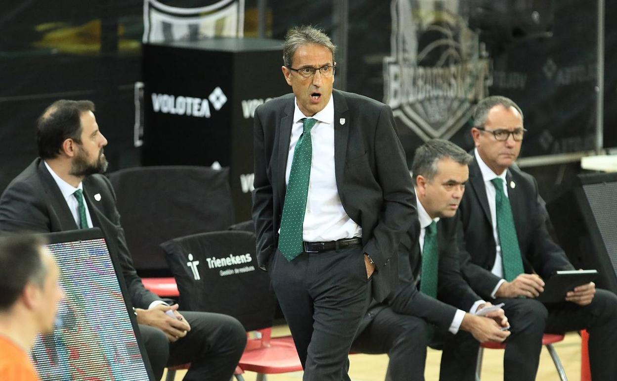 Luis Casimiro, durante su etapa en el Unicaja. 